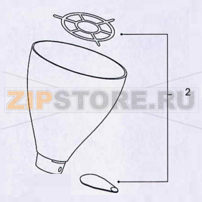 C0007M157 Macap MC4  C0007M157 Macap MC4Запчасть на сборочном чертеже под номером: 2