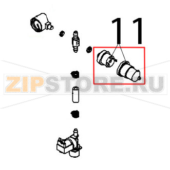 Pressostato acqua Angelo Po FX101G2 Pressostato acqua Angelo Po FX101G2Запчасть на деталировке под номером: 11