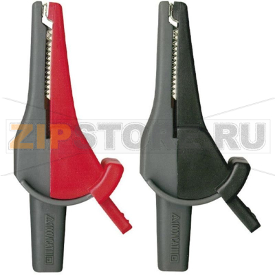 Комплект зажимов, тип: крокодил, 4 мм, CAT III 1000 В, CAT IV 600 В Beha Amprobe FTF000370012 