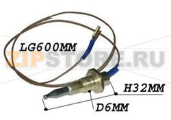 TERMOCOPPIA+CONT. TT. SABAF  L=600MM 