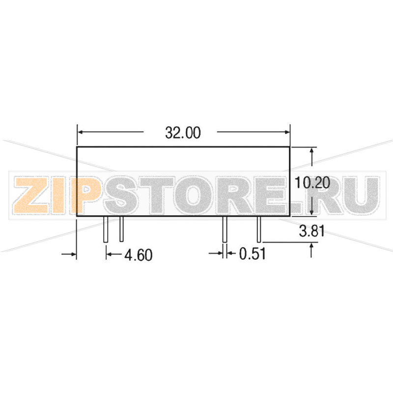 Преобразователь DC/DC, печатный монтаж, 24 В/DC, 12 В/DC, -12 В/DC Recom REC5-2412DRW/H4/A 