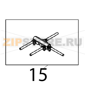 Gr. tubi mulinello Angelo Po FX201G3 Gr. tubi mulinello Angelo Po FX201G3Запчасть на деталировке под номером: 15