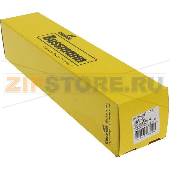 Предохранитель, 400 A, AC 600 В, 100 кА, 60.5x219.1, RK1, UL, с задержкой Eaton LOW-PEAK DUAL ELE 