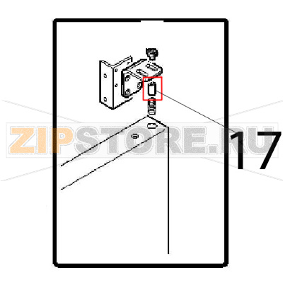 Pin Angelo Po FM1221E1 Pin Angelo Po FM1221E1Запчасть на деталировке под номером: 17