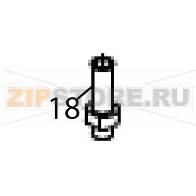 Washing shaft Fagor CO-172 DD Washing shaft Fagor CO-172 DDЗапчасть на деталировке под номером: 18Название запчасти Fagor на английском языке: Washing shaft CO-172 DD.