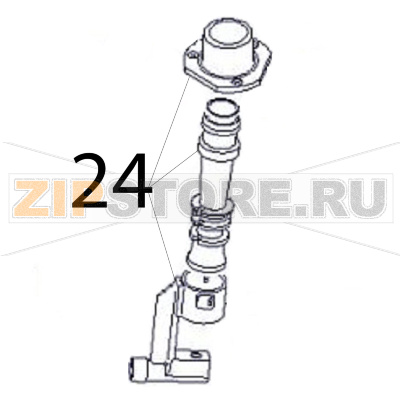 Gr. supporto bruc. 5.5/6 kW Angelo Po 1G1FA0G Gr. supporto bruc. 5.5/6 kW Angelo Po 1G1FA0GЗапчасть на деталировке под номером: 24