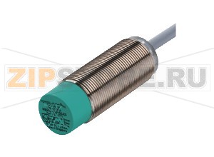 Индуктивный датчик Inductive sensor NRN15-18GS50-E2 Pepperl+Fuchs General specificationsRated operating distance15 mmInstallationnon-flushOutput polarityswitched highAssured operating distance0 ... 12.15 mmReduction factor rAl 1Reduction factor rCu 1Reduction factor r304 1Reduction factor rSt37 1Output type3-wireNominal ratingsOperating voltage10 ... 30 V DCSwitching frequency0 ... 800 HzHysteresistyp. 5  %Reverse polarity protectionreverse polarity protectedShort-circuit protectionpulsingVoltage drop&le 2 VRated insulation voltage60 VOperating current0 ... 200 mAOff-state current0 ... 0.5 mA typ. 0.1 &microA at 25 °CNo-load supply current&le 12 mAConstant magnetic field200 mTAlternating magnetic field200 mTSwitching state indicatorall direction LED, yellowFunctional safety related parametersMTTFd1393 aMission Time (TM)20 aDiagnostic Coverage (DC)0 %Approvals and certificatesProtection classIIRated insulation voltage60 VRated impulse withstand voltage800 VUL approvalcULus Listed, General Purpose Class 2 power sourceCSA approvalcCSAus Listed, General Purpose Class 2 power sourceCCC approvalCCC approval / marking not required for products rated &le36 VAmbient conditionsAmbient temperature-25 ... 70 °C (-13 ... 158 °F)Storage temperature-40 ... 85 °C (-40 ... 185 °F)Mechanical specificationsConnection typecable PVC , 2 mCore cross-section0.34 mm2Housing materialStainless steel 1.4305 / AISI 303Sensing facePBTHousing diameter18 mmDegree of protectionIP68 / IP69KMass80 gGeneral informationScope of delivery2 self locking nuts in scope of delivery