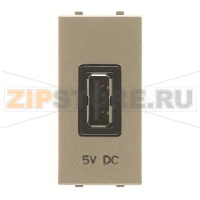 USB-переходник, 1М, 750 мА, шампань ABB 2CLA218500N1901