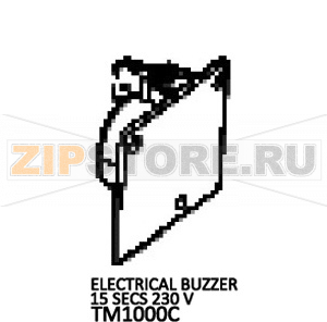 Electrical buzzer 15 secs 230 V Unox XFT 193 Electrical buzzer 15 secs 230 V Unox XFT 193Запчасть на деталировке под номером: 115Название запчасти на английском языке: Electrical buzzer 15 secs 230 V Unox XFT 193