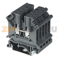 Клемма проходная, серая CHIKU RTB 4