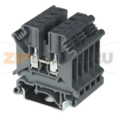 Клемма проходная, серая CHIKU RTB 4 