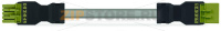pre-assembled interconnecting cable; Eca; Socket/plug; 5-pole; Cod. B; 8 m; 1,50 mm; light green Wago 891-8995/006-805