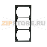 Рамка трехместная, антрацитовая ABB 2TKA000365G1