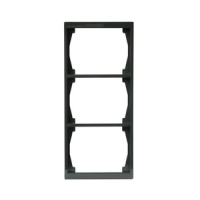 Рамка трехместная, антрацитовая ABB 2TKA000365G1