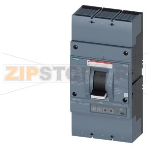 circuit breaker 3VA6 UL frame 1000 breaking capacity class  M 35kA @ 480 V 3-pole, line protection ETU330,  LIG, In=1000A overload protection Ir=400A ...1000A short circuit protection Ii=1,5...10 x In Siemens 3VA6610-5HM36-0AA0 