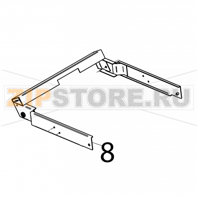 Complete rocker ARM Fagor FI-80 Complete rocker ARM Fagor FI-80Запчасть на деталировке под номером: 8Название запчасти Fagor на английском языке: Complete rocker ARM FI-80.