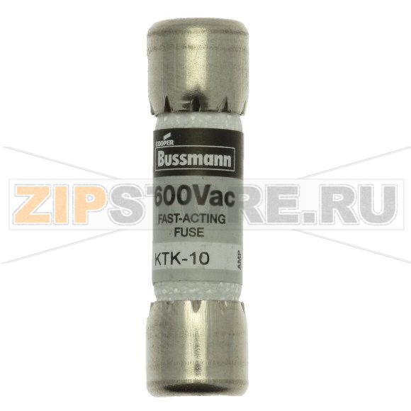 Предохранитель, 1 A, AC 600 В, 100 кА, 10x38 мм, UL, CSA, быстродействующий Eaton LIMITRON FAST A 