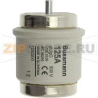 Предохранитель, 125 A, AC 500 В, 50 кА, D5, 56x46 мм, gR, DIN, IEC Eaton FUSE 125A DV 500VAC TYPE