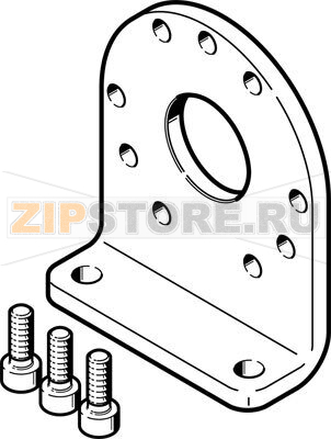 Уголки крепежные Festo DAMH-Q12-25 