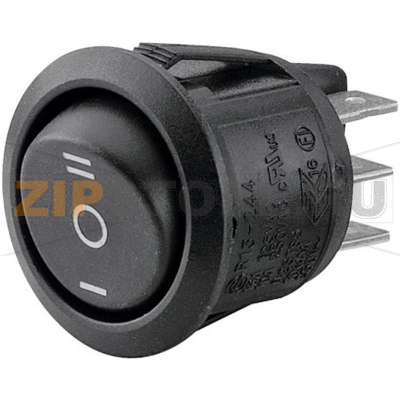 Переключатель клавишный 250 В/AC, 10 А, 2 x вкл/выкл/вкл TRU Components TC-R13-244D-02 