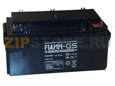 FIAMM FG 27004 Герметичные необслуживаемые аккумуляторы (АКБ) FIAMM FG 27004 Напряжение - 12 В; Емкость - 70 Ач; Габариты: длина 350 мм, ширина 166 мм, высота 174 мм, вес: 23.3 кг