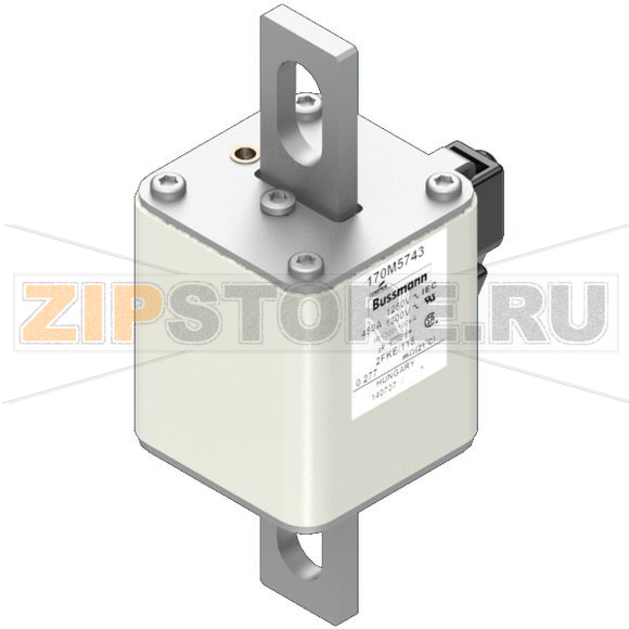 Предохранитель, 450 A, AC 1250 В, 100 кА, size 2, 61x77x160 мм, aR, IEC UL Eaton FUSE 450A 125 