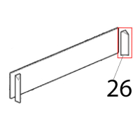 Rechter eckenschutz Scotsman EC 126 AS