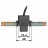 Split-core current transformer; Primary rated current: 150 A; Secondary rated current: 1 A; Rated power: 0.2 VA; Accuracy class: 3 Wago 855-3001/150-003 - Split-core current transformer; Primary rated current: 150 A; Secondary rated current: 1 A; Rated power: 0.2 VA; Accuracy class: 3 Wago 855-3001/150-003