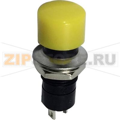 Кнопка 250 В/AC, 1.5 А, 1 x выкл/вкл, без фиксации, 1 шт TRU Components TC-R13-40A-05YL 