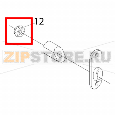 Self-lock nut M6 Fagor FI-48 Self-lock nut M6 Fagor FI-48Запчасть на деталировке под номером: 12Название запчасти Fagor на английском языке: Self-lock nut M6 FI-48.