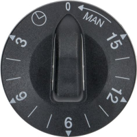 KNOB BLACK ø 50 mm 3-6-9-12-15 MINUTES