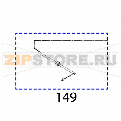 Label guide shaft S/A Sato CT408LX TT Label guide shaft S/A Sato CT408LX TTЗапчасть на деталировке под номером: 149Название запчасти на английском языке: Label guide shaft S/A Sato CT408LX TT.