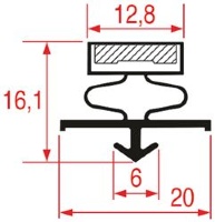 GUARNIZIONE AD INCASTRO 603x585 mm