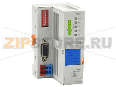 Каплер полевой шины PROFIBUS DP; 12 МБд; ECO; светло-серые Wago 750-343 