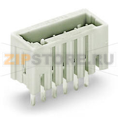 MCS MICRO THT male header; 0.8 x 0.8 mm solder pin; straight; 100% protected against mismating; Pin spacing 2.5 mm; 2-pole; light gray Wago 733-332 100?-процентная защита от неправильного подсоединения, только части с одинаковым количеством полюсов могут быть соединены.Возможны варианты кодировки...