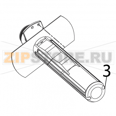 Takeup unit assembly Intermec PX6i Takeup unit assembly Intermec PX6iЗапчасть на деталировке под номером: 3Название запчасти на английском языке: Takeup unit assembly Intermec PX6i.