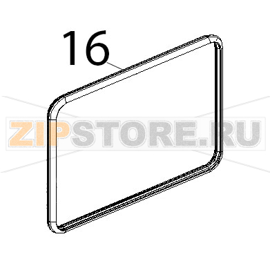 Guarnizione porta profilo 248 linemiss-XCH030 Unox XF 130 Guarnizione porta profilo 248 linemiss-XCH030 Unox XF 130Запчасть на деталировке под номером: 16