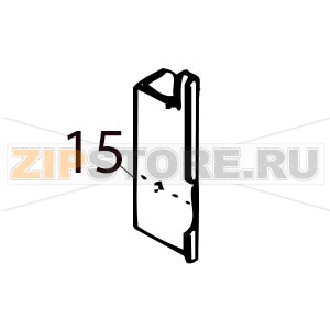 Cutter link cover Toshiba TEC B-SX5T-TS22-QM-R Cutter link cover Toshiba TEC B-SX5T-TS22-QM-RЗапчасть на деталировке под номером: 15