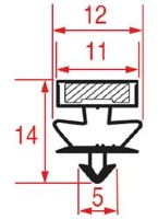 УПЛОТНИТЕЛЬДВЕРЦЫ RONDA 585x425 мм