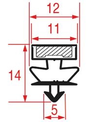 УПЛОТНИТЕЛЬДВЕРЦЫ RONDA 585x425 мм 