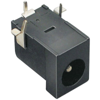 Штекер низковольтный 2.5 мм, 6.3 мм, 1 шт TRU Components 1582649