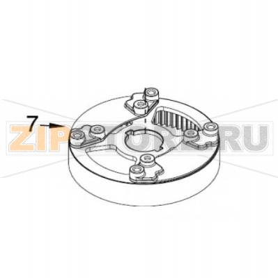 Gear, Ring &amp; Plate to Planetary KitchenAid K7 HD Gear, Ring & Plate to Planetary KitchenAid K7 HD

Запчасть на сборочном чертеже под номером: 7

Название запчасти KitchenAid на английском языке: Gear, Ring & Plate to Planetary KitchenAid K7 HD
