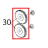 Gear wheel 0.5x40 Zebra TTP-2020