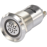 Зуммер миниатюрный 75 дБ, 12 В/DC, 1 шт TRU Components GQ19B-JM/R/12V