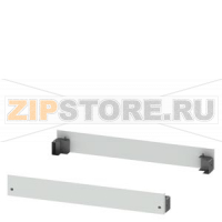 SIVACON, Base, for cabinets with front and rear door, H: 100 mm, W: 1200 mm, RAL 7035 Siemens 8MF1020-2CR