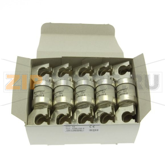 Предохранитель 200 A, AC 415 В, 80 кА, BS88/J, 31x110 мм, gU, BS, 82 мм Eaton 200Amp 415Vac FEEDE 