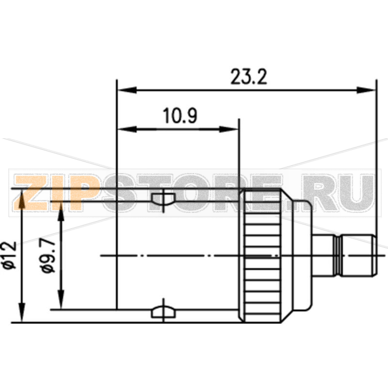 Разъем коаксиальный, гнездо BNC, штекер SMB, 1 шт Telegärtner J01008F0033 