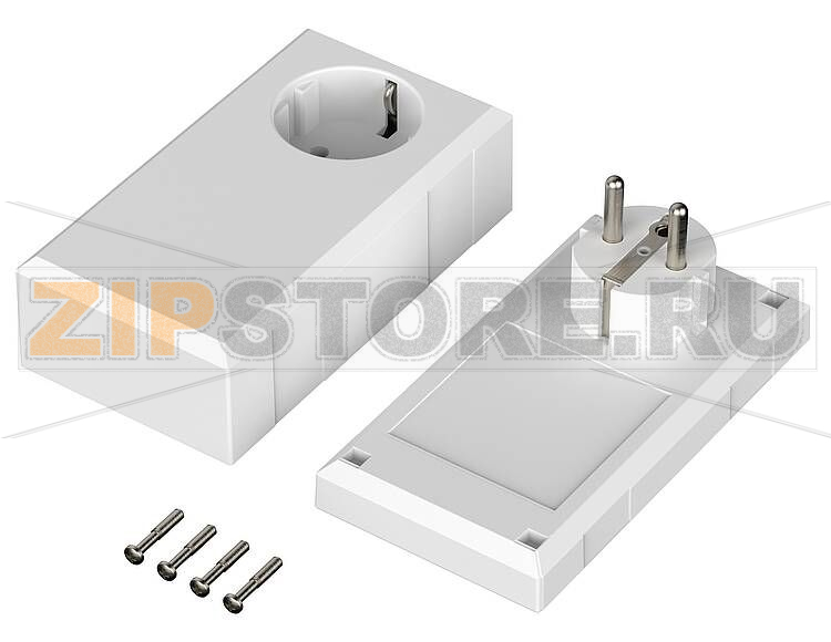 Корпус штекерный, 125x67x50 мм Bopla ESO 1250 E / ESU 1200 E/CEE - 9016 
