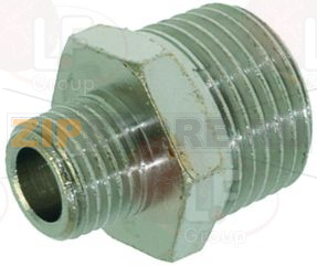 НИКЕЛИРОВАННЫЙ ПАТРУБОК Ø 1/4"M-1/2"M 