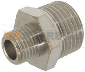 НИКЕЛИРОВАННЫЙ ПАТРУБОК Ø 1/4&quot;M-1/2&quot;M 